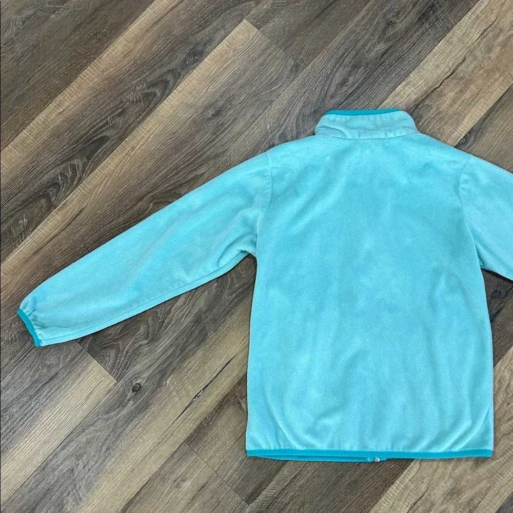 Columbia Light Blue/Turquoise Zip Fleece Jacket Girls Medium(10/12)